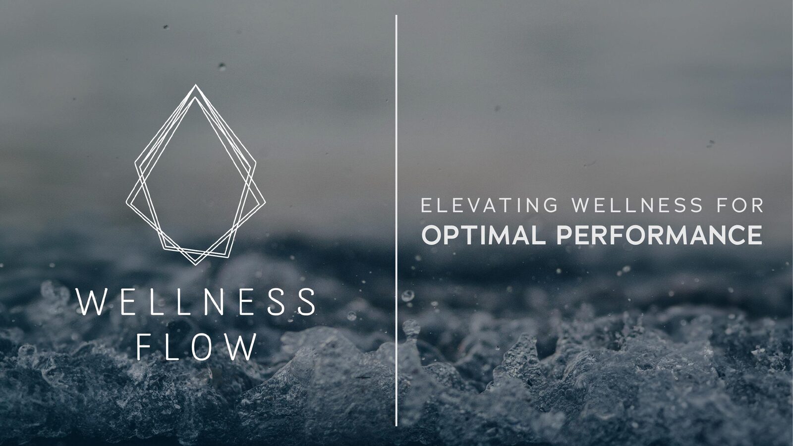 Wellness Flow presentation cover reading elevating wellness for optimal performance