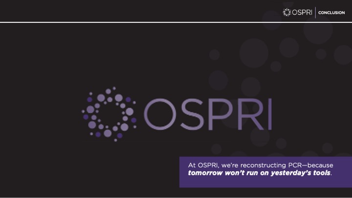 Closing slide with the OSPRI logo and the campaign closing statement