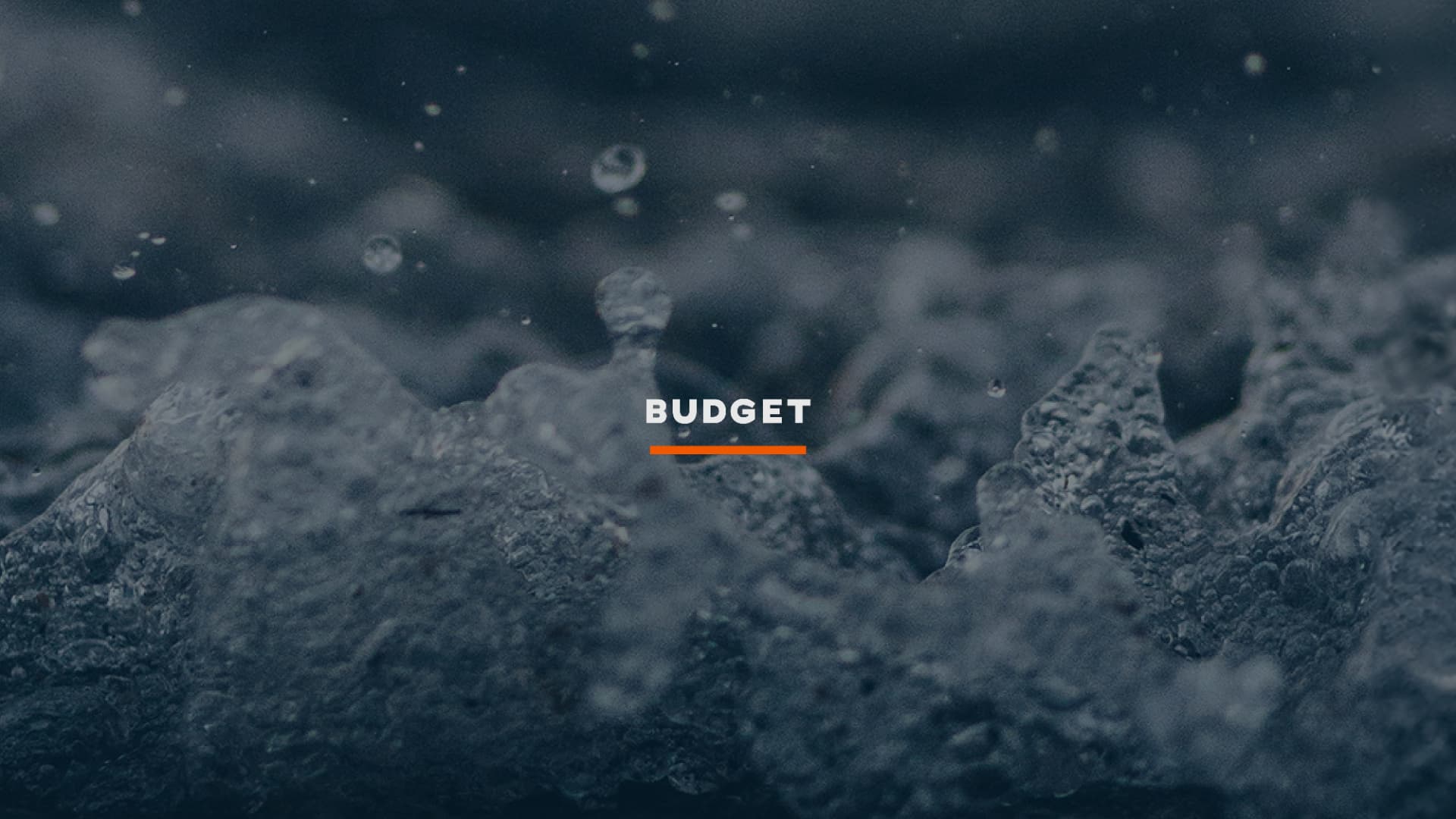 Wellness Flow budget section title slide